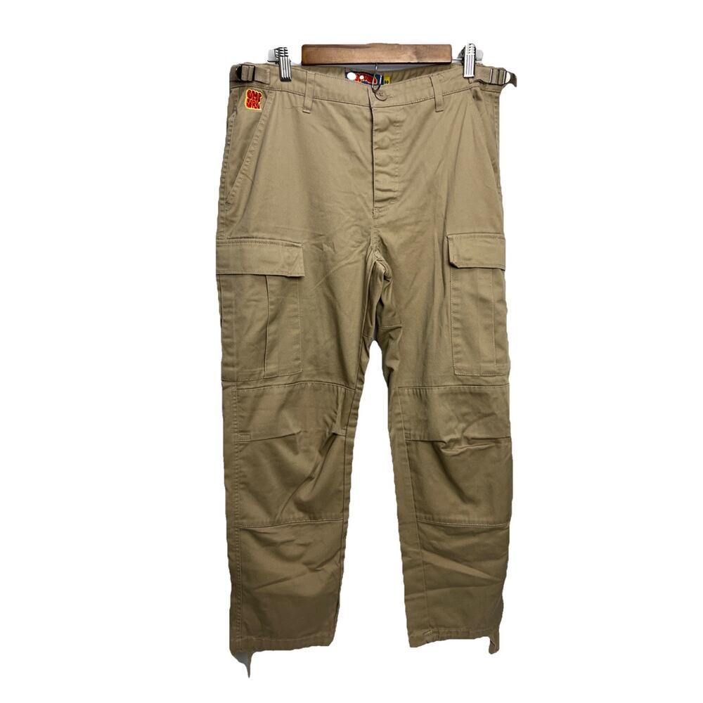 EMPYRE Cargo Pants Y2K Skater Baggy Pockets Khaki Men's Size 30
